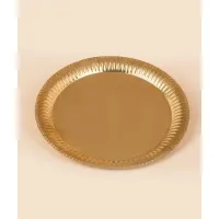 Медный поднос Саннити, Иша Лайф; Sannidhi Big Brass Plate, Isha Life